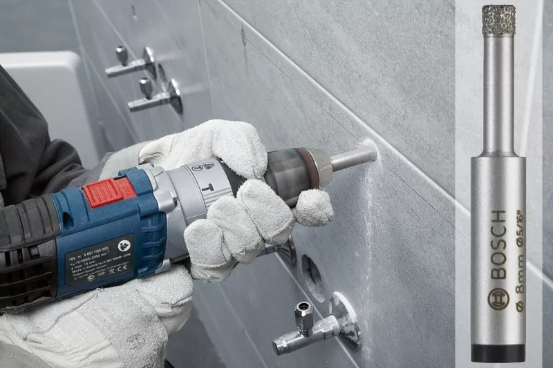 Assortiment 3 forêts diamantés easyDRY BOSCH pour carrelage